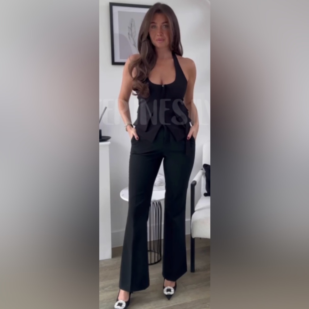 Zara full-length flared pants